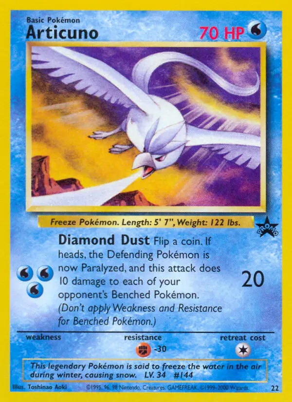 Artikodin — carte 22 de l’extension Wizards Black Star Promos