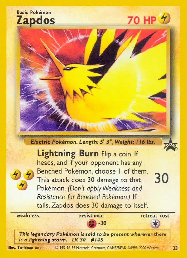 Électhor — carte 23 de l’extension Wizards Black Star Promos