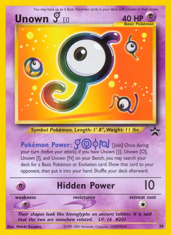 Zarbi J — carte 38 de l’extension Wizards Black Star Promos