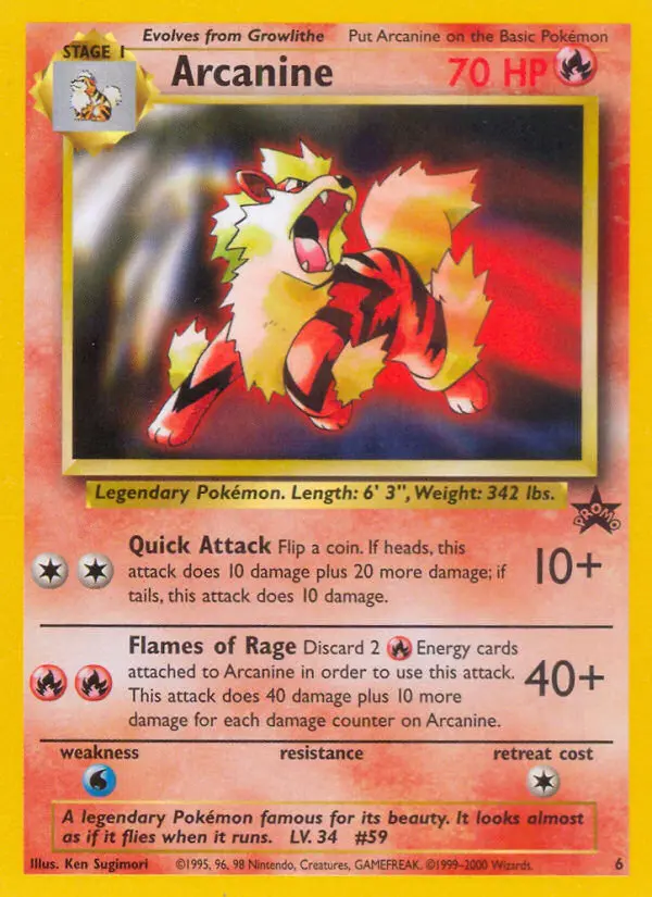 Arcanin — carte 6 de l’extension Wizards Black Star Promos
