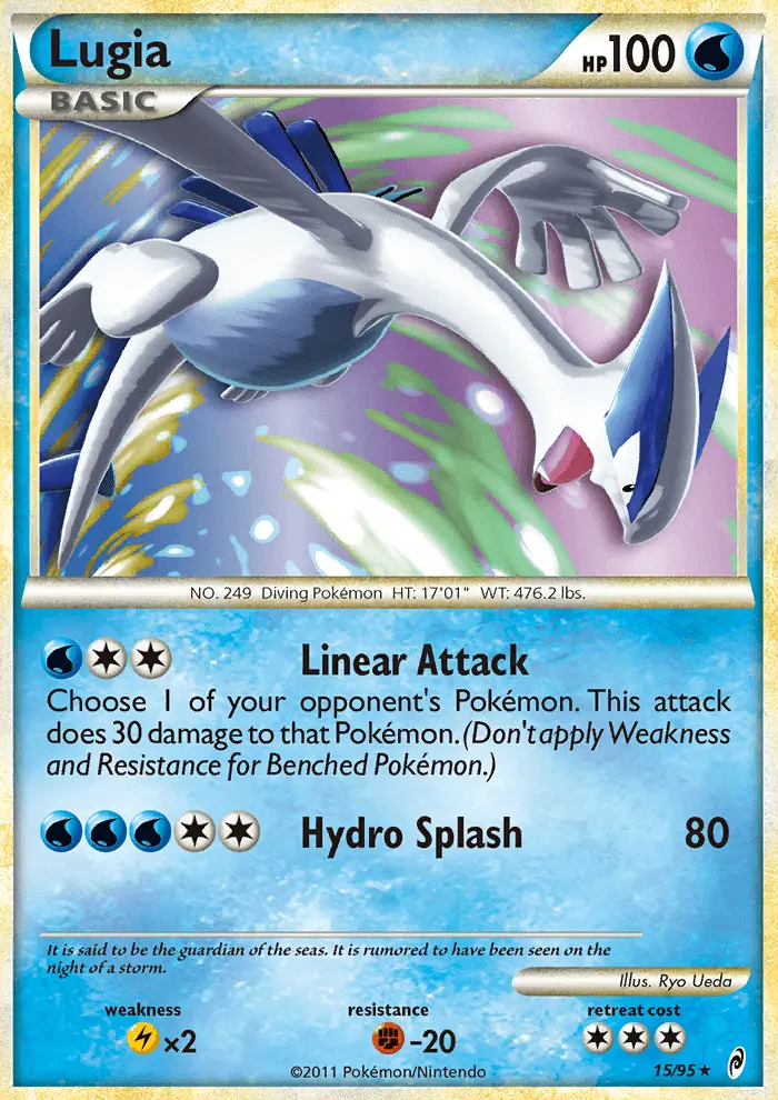 Lugia — carte 15 de l’extension L'appel des Légendes