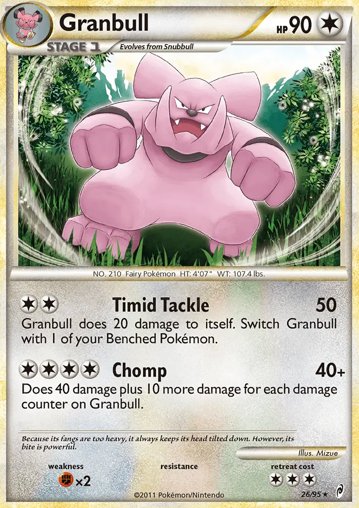 Granbull — carte 26 de l’extension L'appel des Légendes