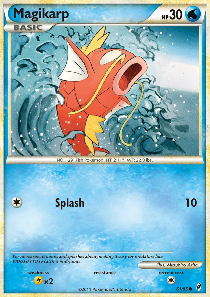 Magicarpe — carte 61 de l’extension L'appel des Légendes