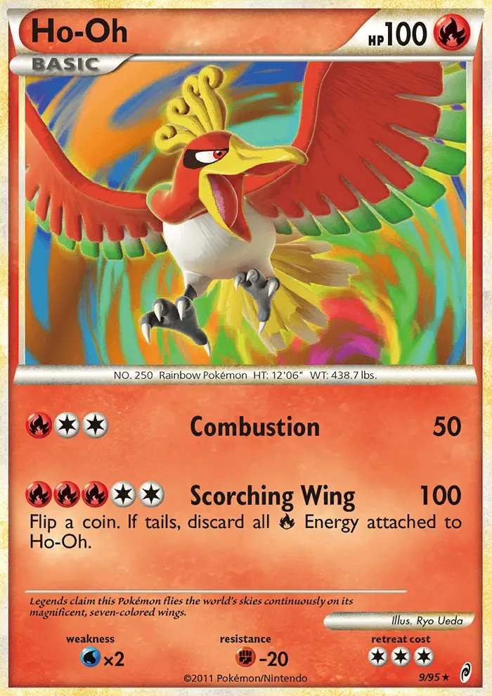 Ho-Oh — carte 9 de l’extension L'appel des Légendes
