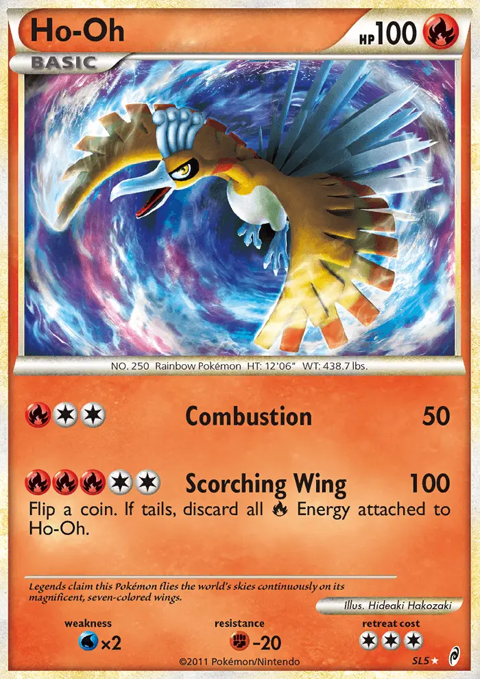 Ho-Oh — carte SL5 de l’extension L'appel des Légendes
