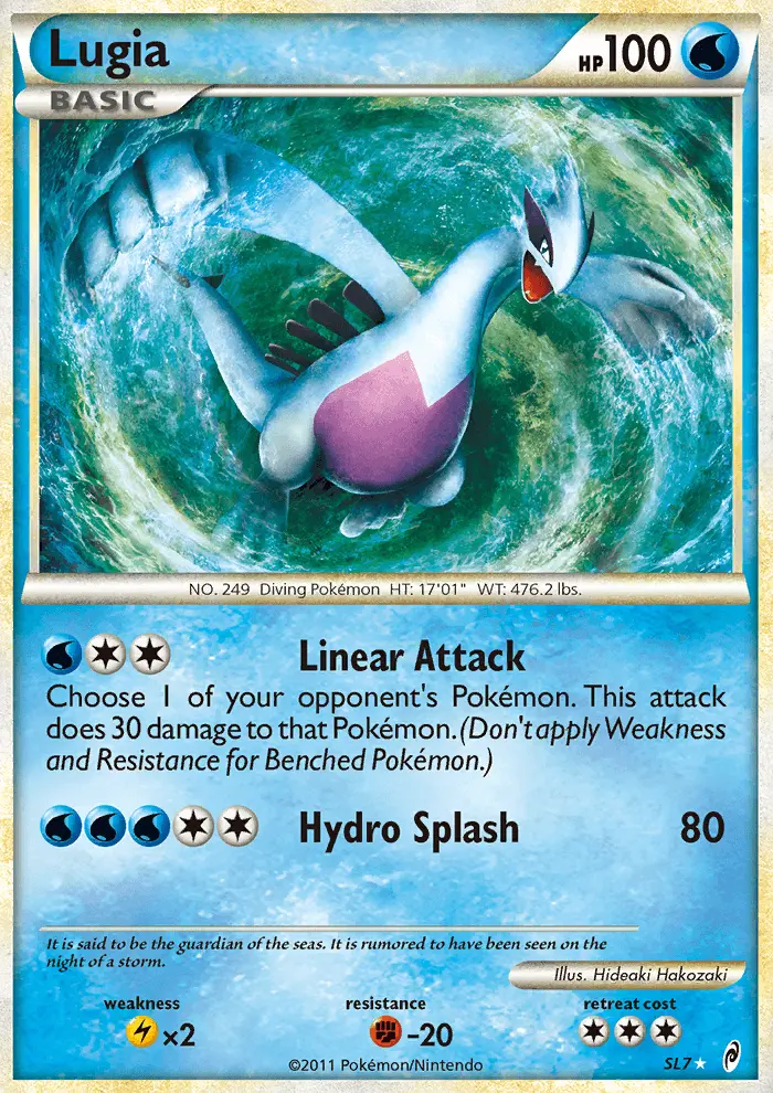 Lugia — carte SL7 de l’extension L'appel des Légendes