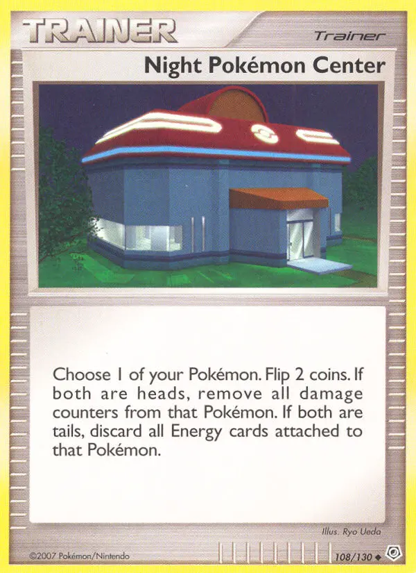 Centre Pokémon de Nuit — carte 108 de l’extension Diamant & Perle
