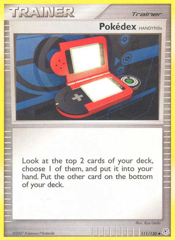 Pokédex HANDY910is — carte 111 de l’extension Diamant & Perle