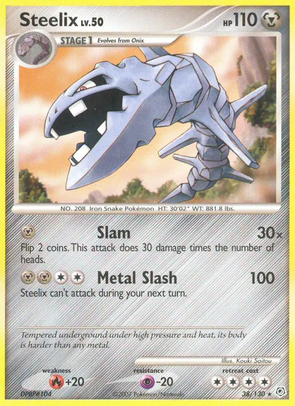 Steelix — carte 38 de l’extension Diamant & Perle