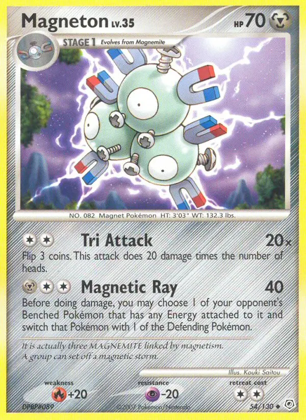 Magneton — carte 54 de l’extension Diamant & Perle