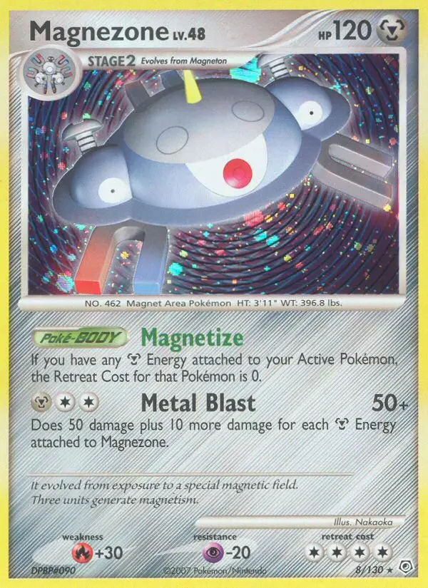 Magnézone — carte 8 de l’extension Diamant & Perle