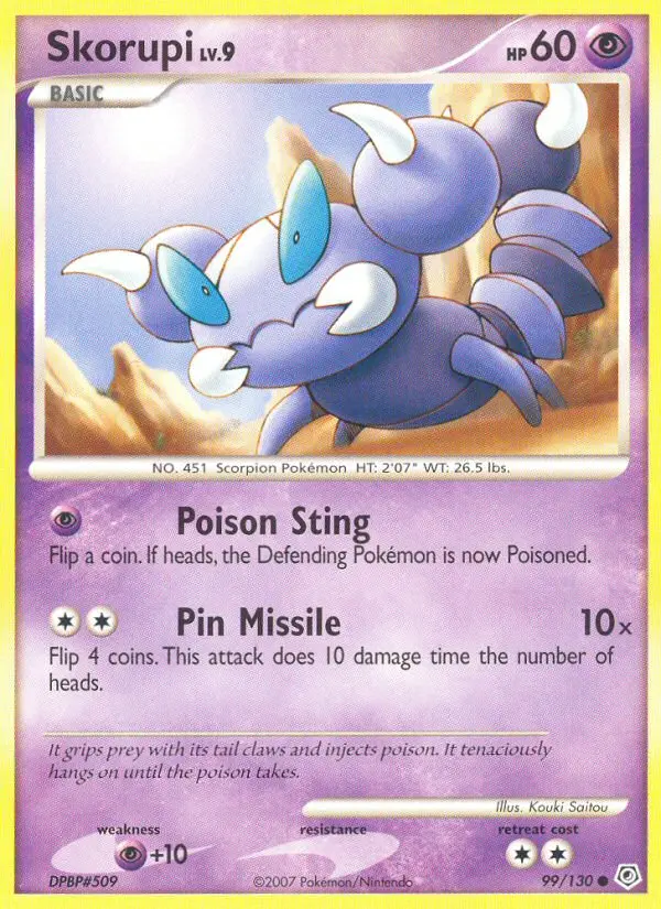 Rapion — carte 99 de l’extension Diamant & Perle