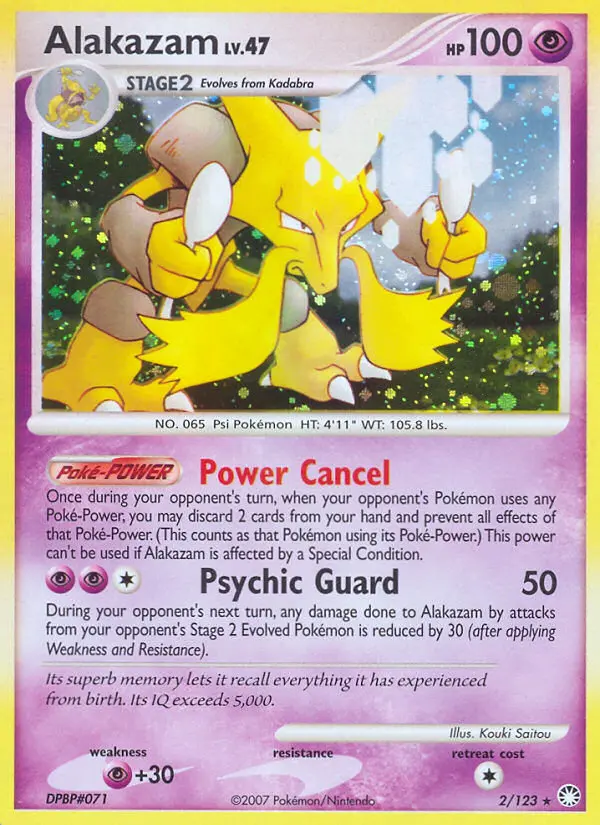 Alakazam — carte 2 de l’extension Trésors Mystérieux