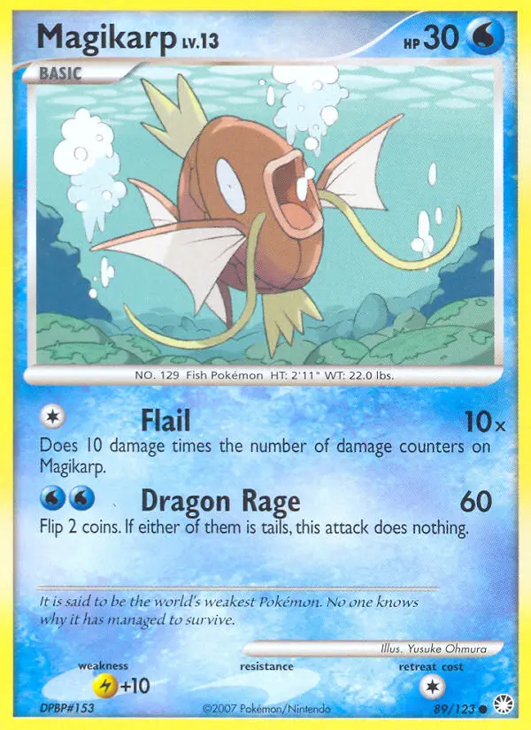 Magicarpe — carte 89 de l’extension Trésors Mystérieux