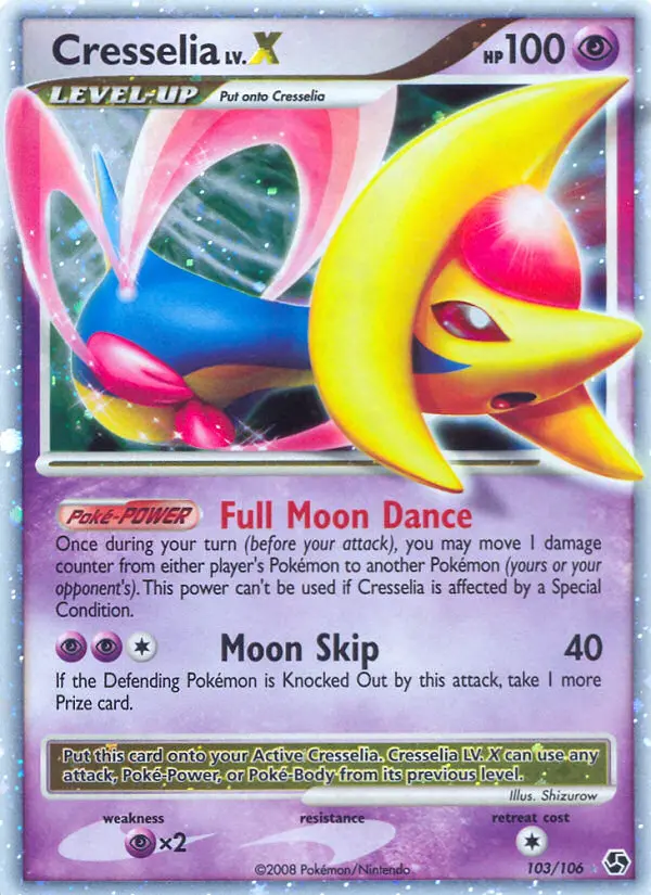 Cresselia — carte 103 de l’extension Duels au Sommets