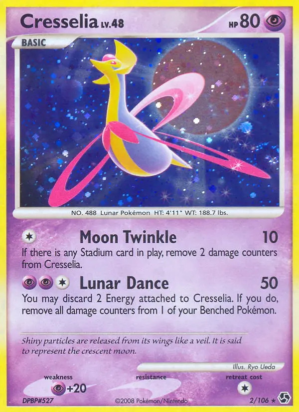 Cresselia — carte 2 de l’extension Duels au Sommets