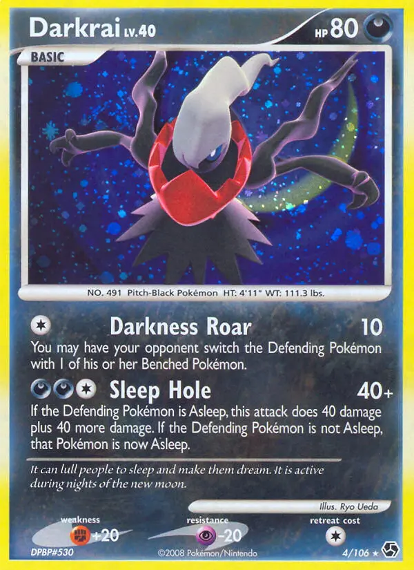 Darkrai — carte 4 de l’extension Duels au Sommets
