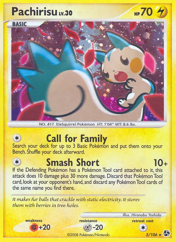 Pachirisu — carte 5 de l’extension Duels au Sommets