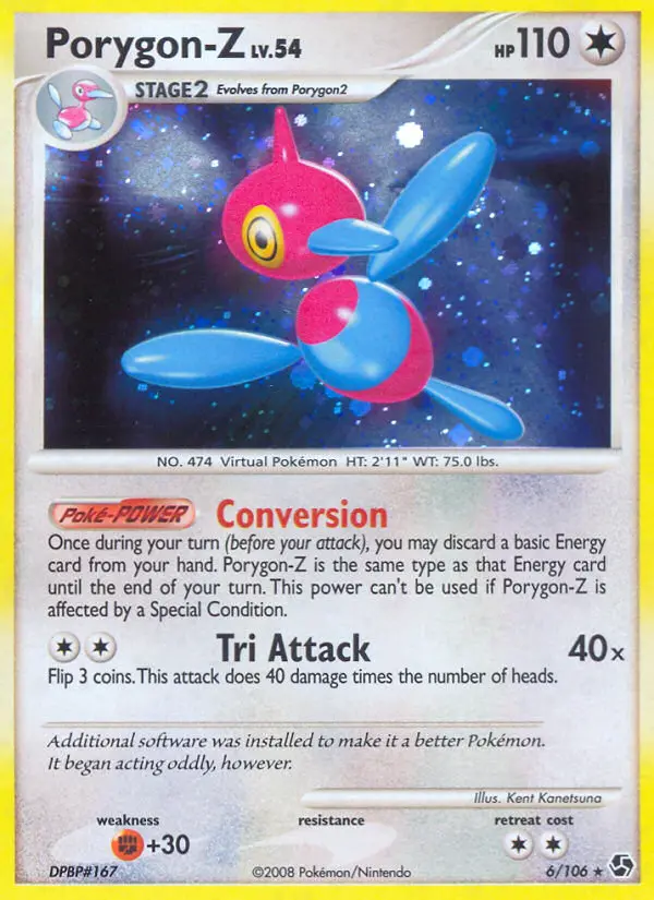Porygon-Z — carte 6 de l’extension Duels au Sommets