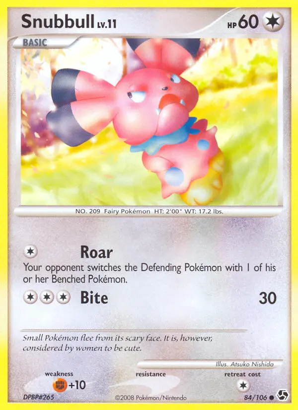 Snubbull — carte 84 de l’extension Duels au Sommets