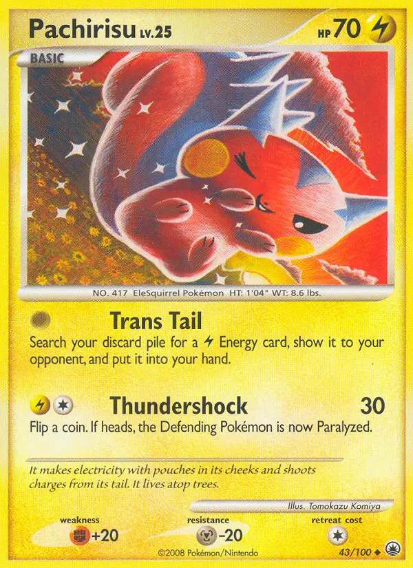 Pachirisu — carte 43 de l’extension Aube Majestueuse