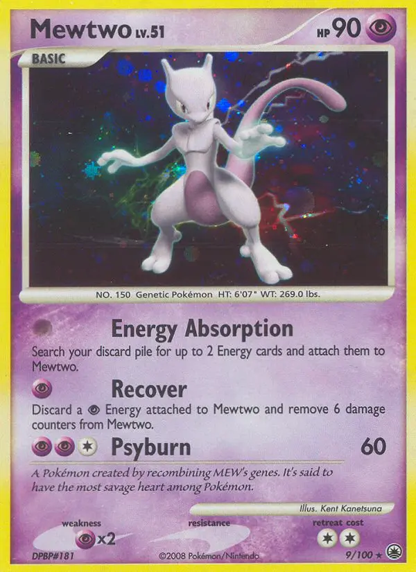 Mewtwo — carte 9 de l’extension Aube Majestueuse