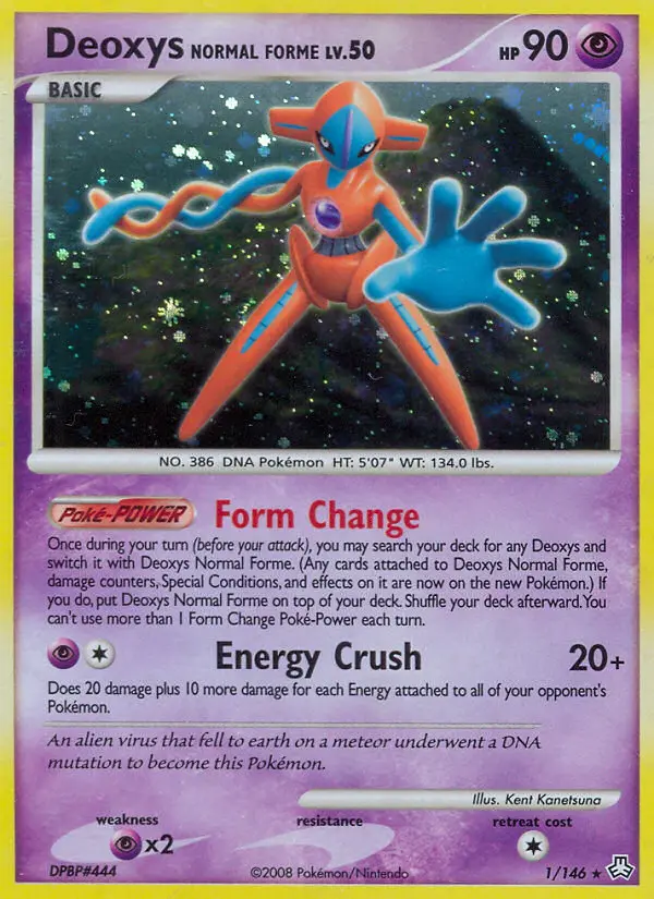 Deoxys Forme Normale — carte 1 de l’extension Éveil des Légendes