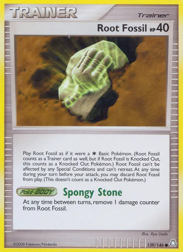 Fossile racine — carte 139 de l’extension Éveil des Légendes