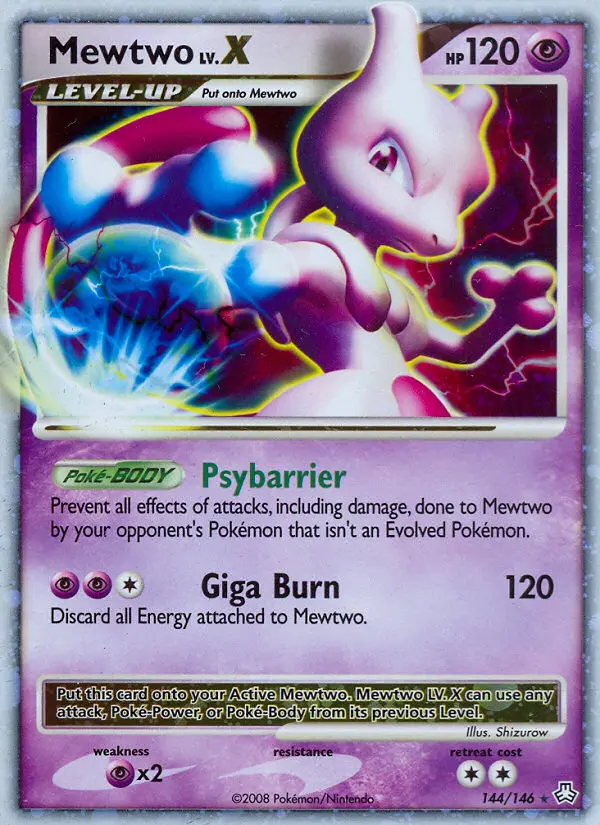 Mewtwo — carte 144 de l’extension Éveil des Légendes