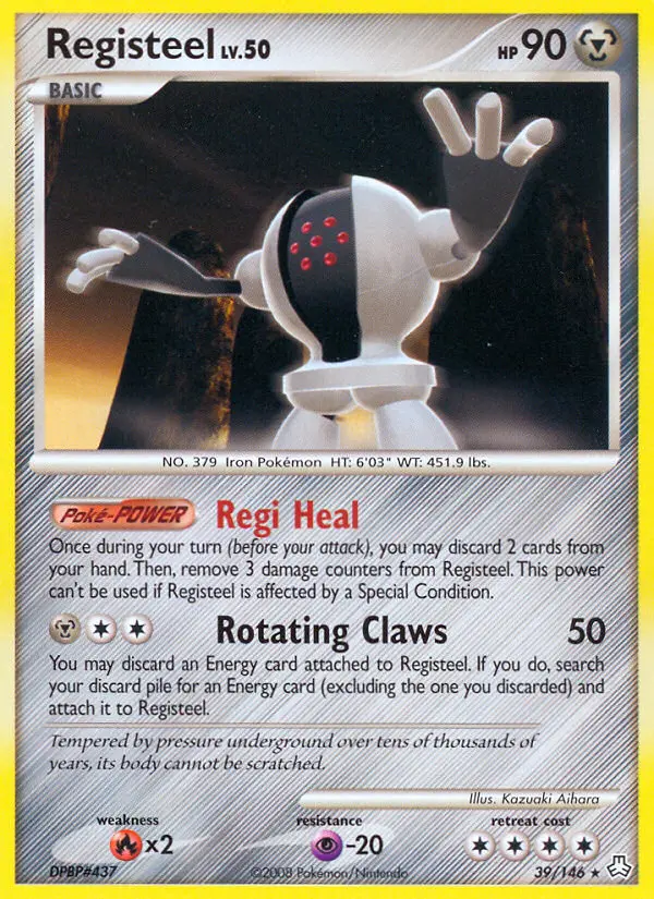 Registeel — carte 39 de l’extension Éveil des Légendes