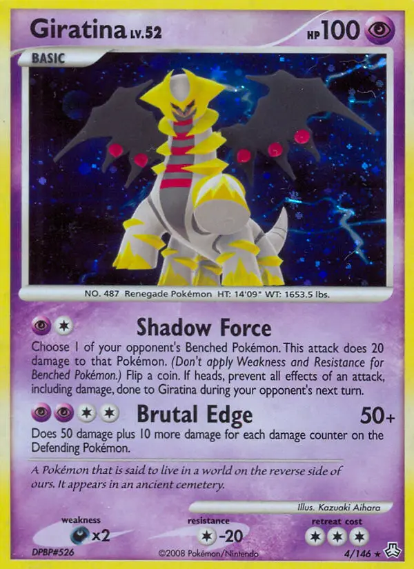 Giratina — carte 4 de l’extension Éveil des Légendes