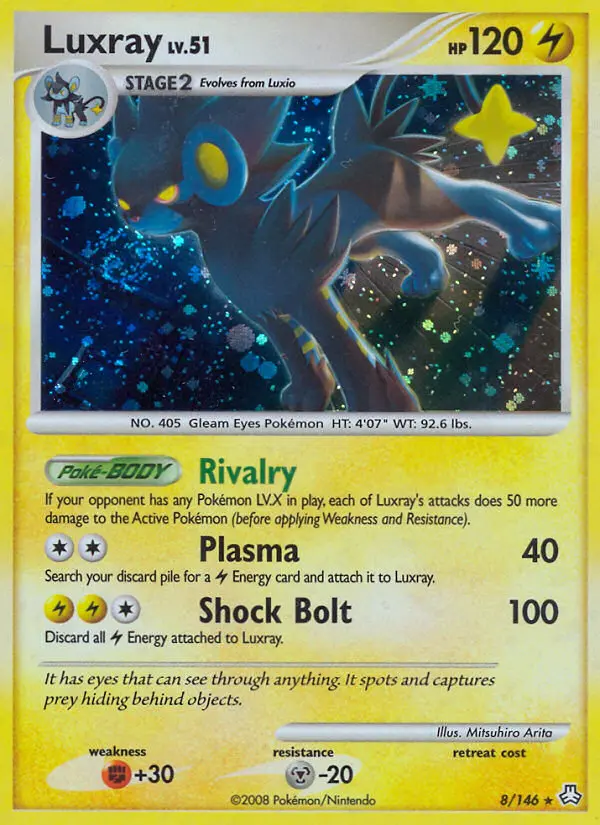 Luxray — carte 8 de l’extension Éveil des Légendes