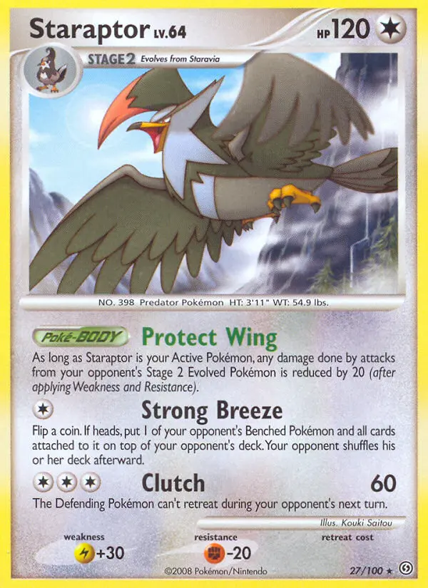 Etouraptor — carte 27 de l’extension Tempête