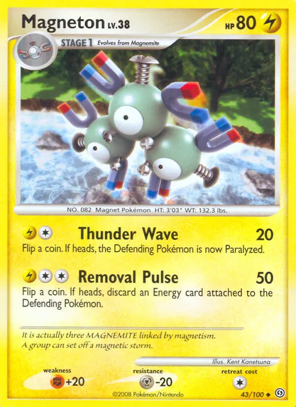 Magneton — carte 43 de l’extension Tempête