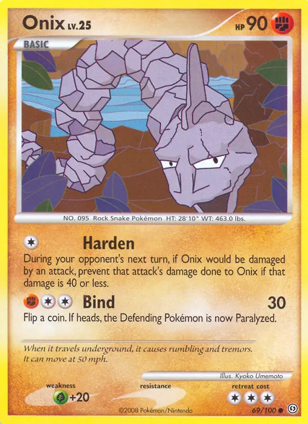 Onix — carte 69 de l’extension Tempête