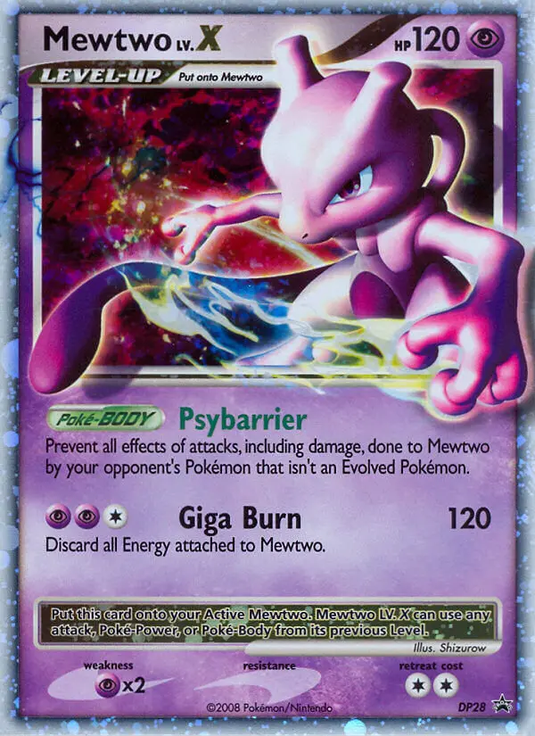 Mewtwo — carte DP28 de l’extension Promo DP