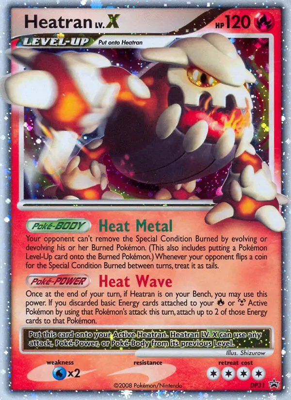 Heatran — carte DP31 de l’extension Promo DP