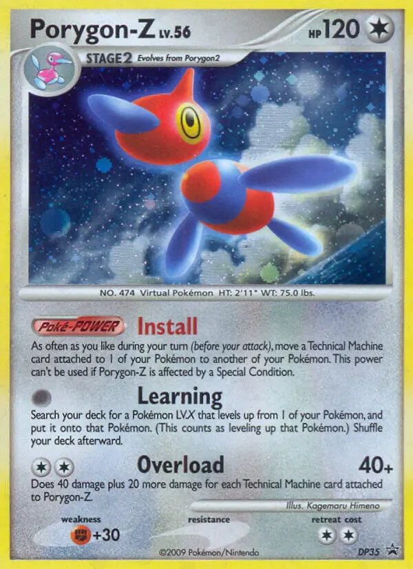 Porygon-Z — carte DP35 de l’extension Promo DP