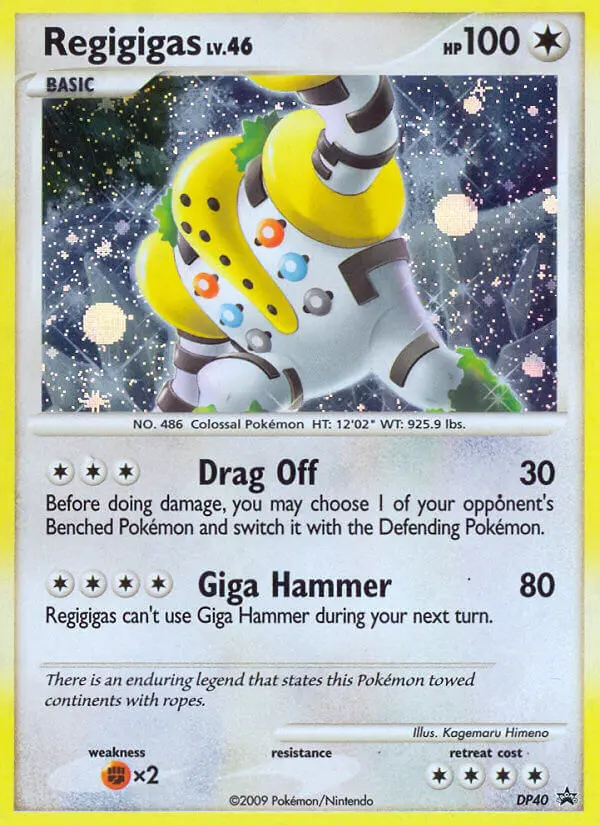 Regigigas — carte DP40 de l’extension Promo DP