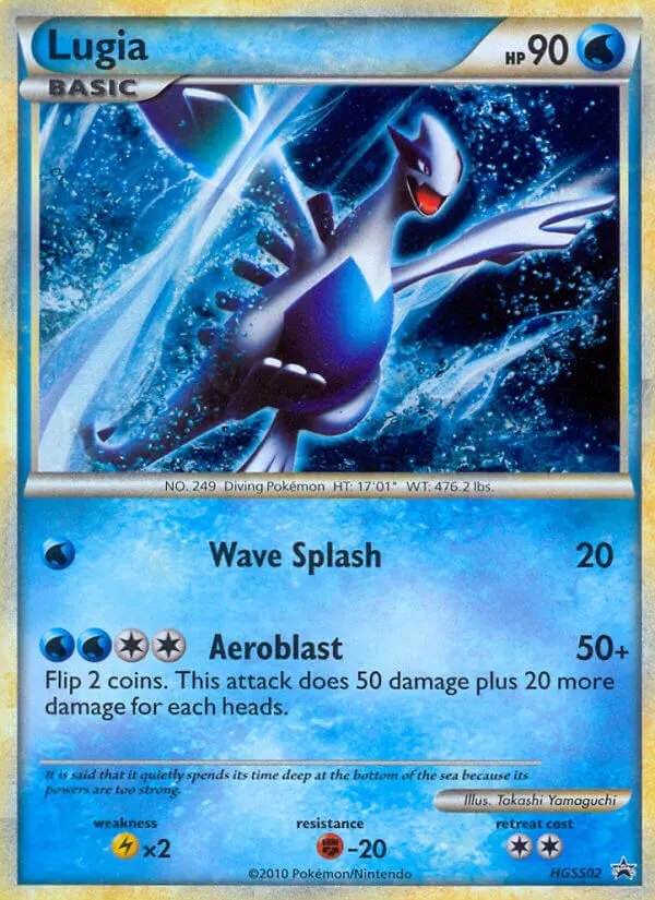Lugia — carte HGSS02 de l’extension Promo HGSS