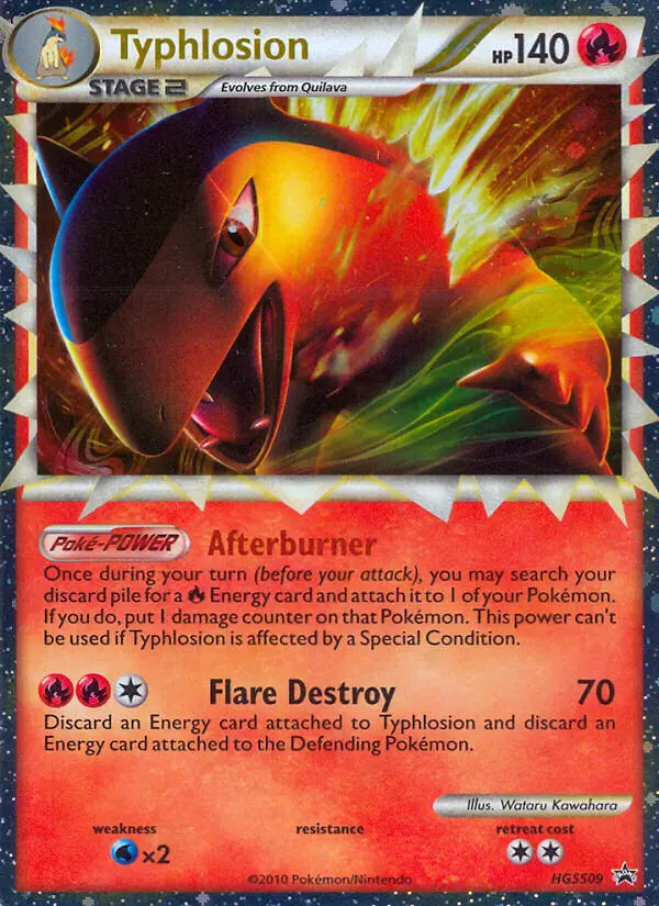 Typhlosion — carte HGSS09 de l’extension Promo HGSS