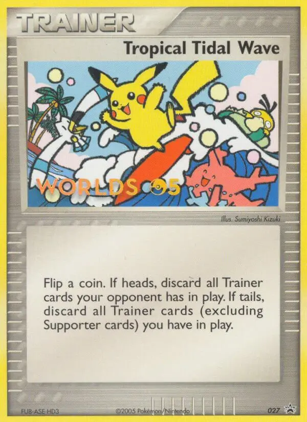 Raz-de-marée tropical — carte 27 de l’extension Promo Nintendo