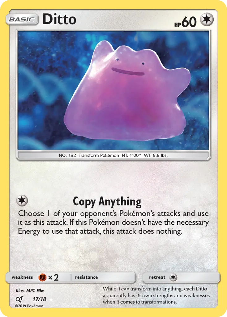 Métamorph — carte 17 de l’extension Détective Pikachu