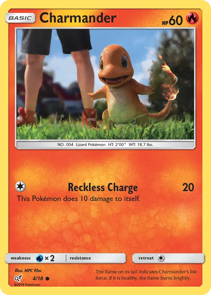 Salamèche — carte 4 de l’extension Détective Pikachu