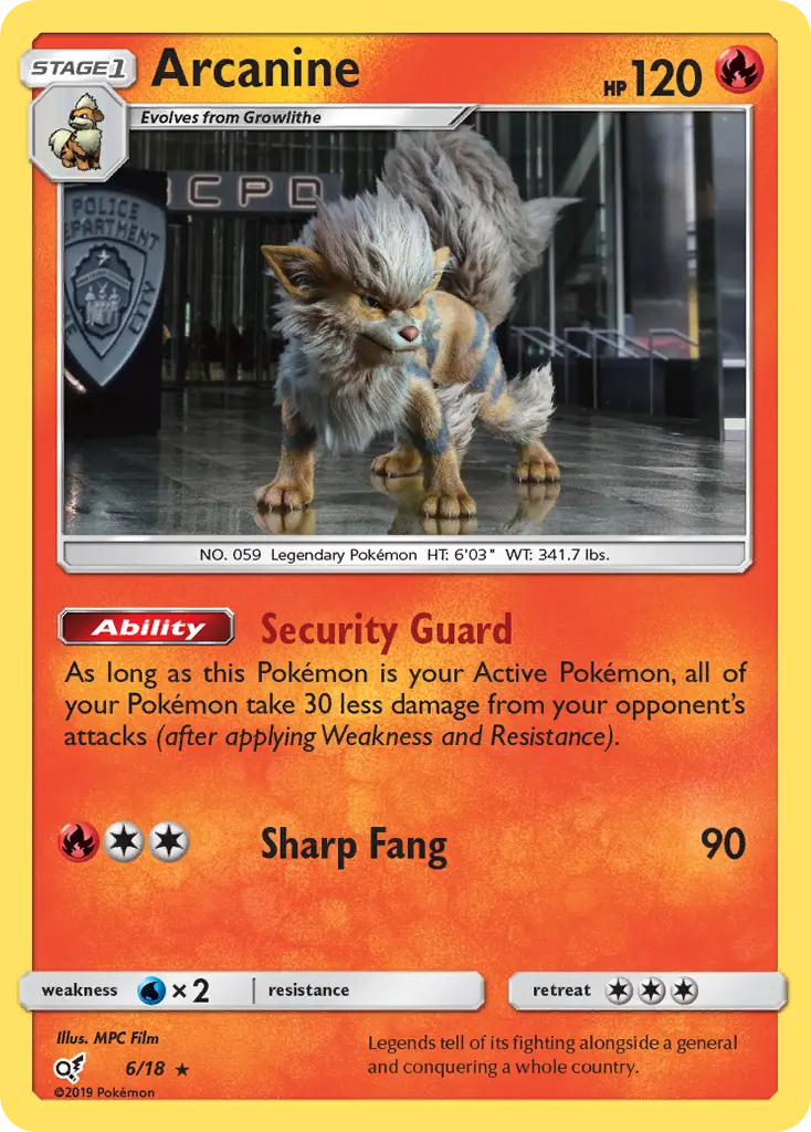 Arcanin — carte 6 de l’extension Détective Pikachu