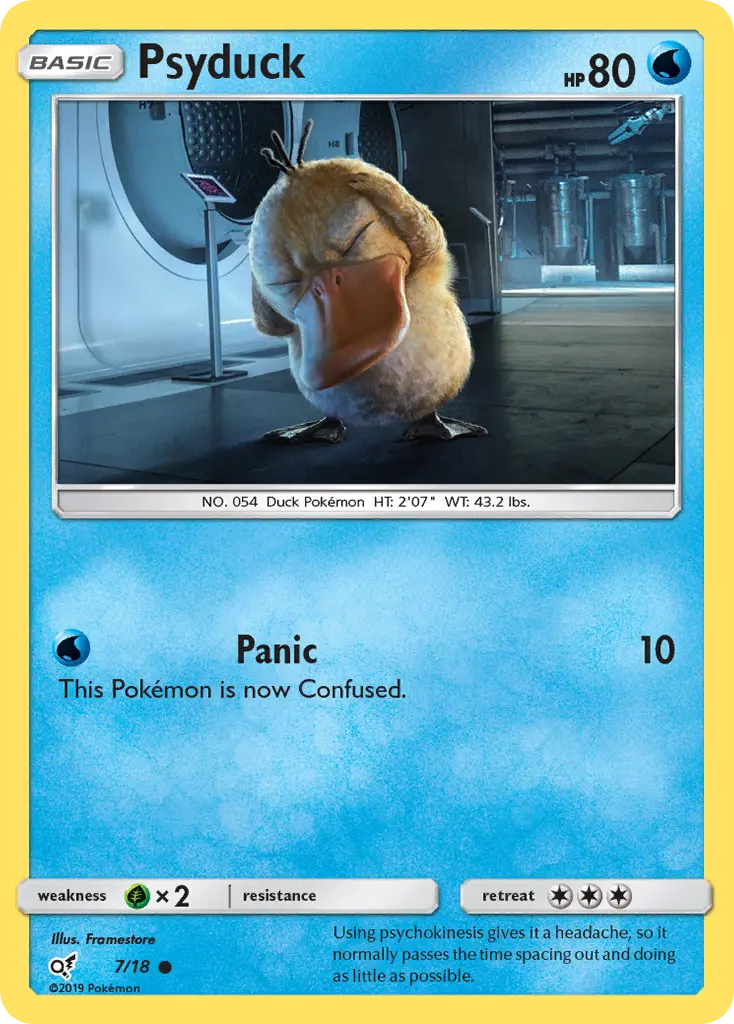 Psykokwak — carte 7 de l’extension Détective Pikachu