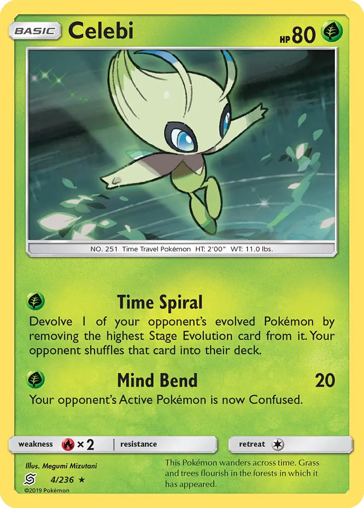 Celebi — carte 4 de l’extension Harmonie des Esprits