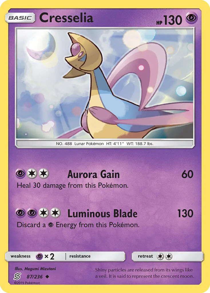 Cresselia — carte 87 de l’extension Harmonie des Esprits