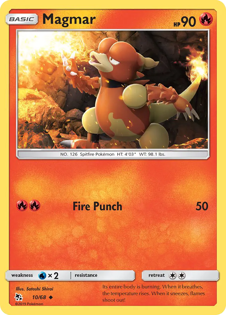 Magmar — carte 10 de l’extension Destinées Occultes