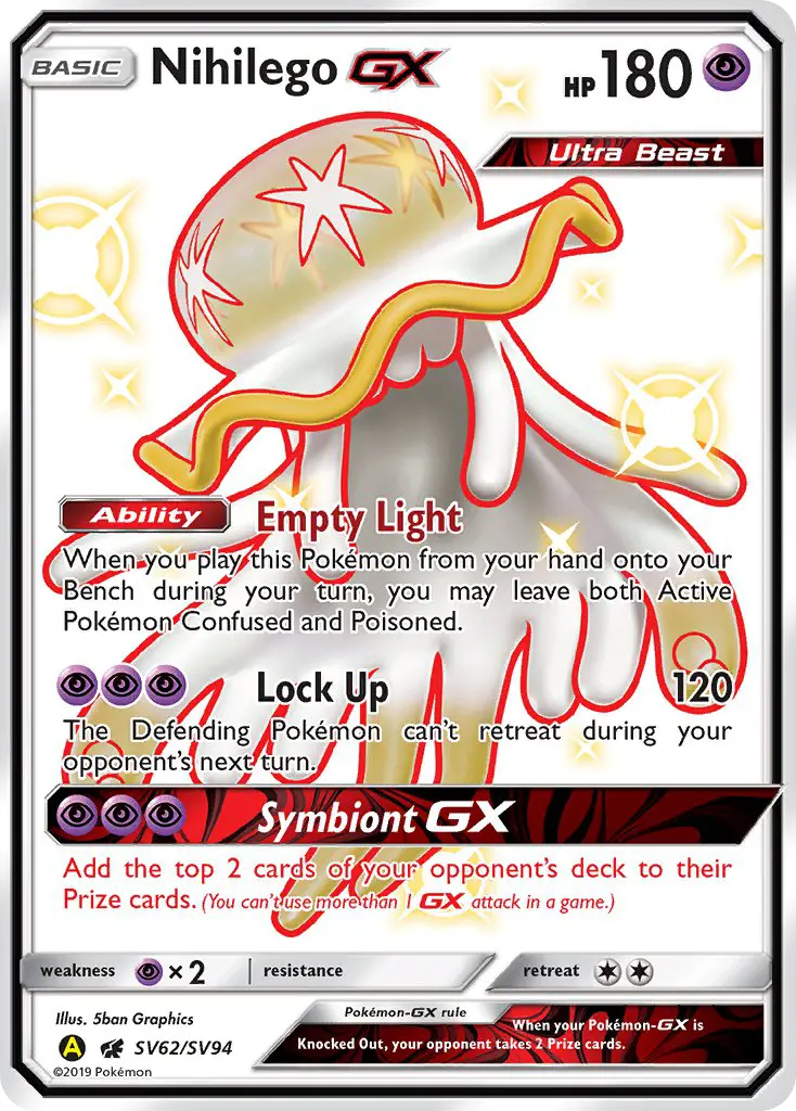 Zéroïd-GX — carte SV62 de l’extension Destinées Occultes Coffre Étincelant
